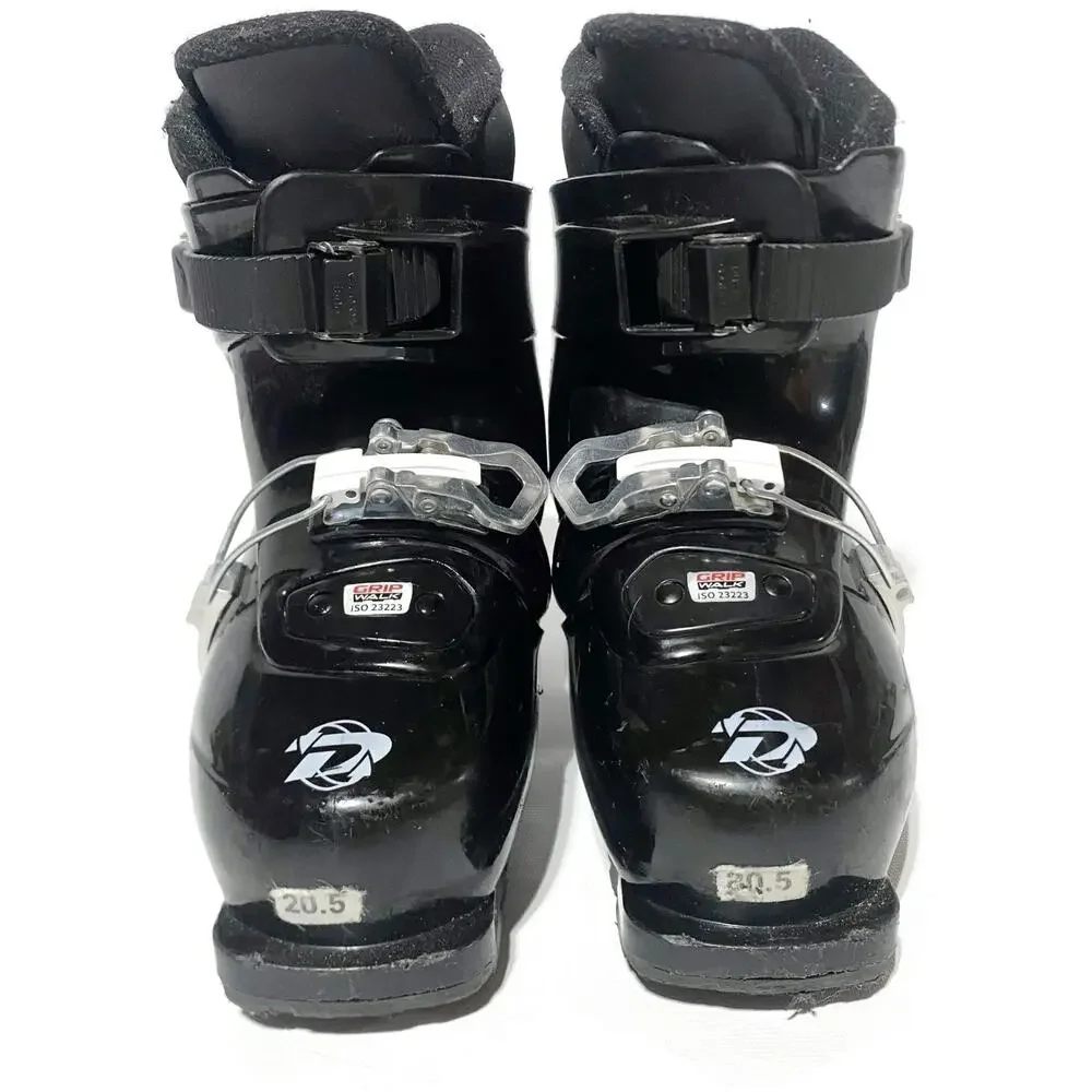 Dalbello Green Gaia 2 GW Youth Ski Boots Size 6.5 Black 2-Buckle GripWalk Junior